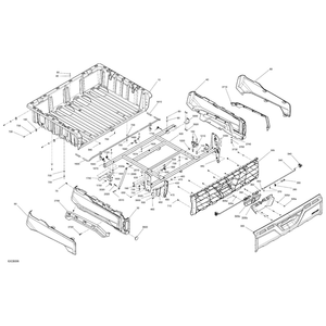 Liquid Titan, LH Open Carrier Trim by Can-Am 708303989 OEM Hardware 708303989 Off Road Express Peach St