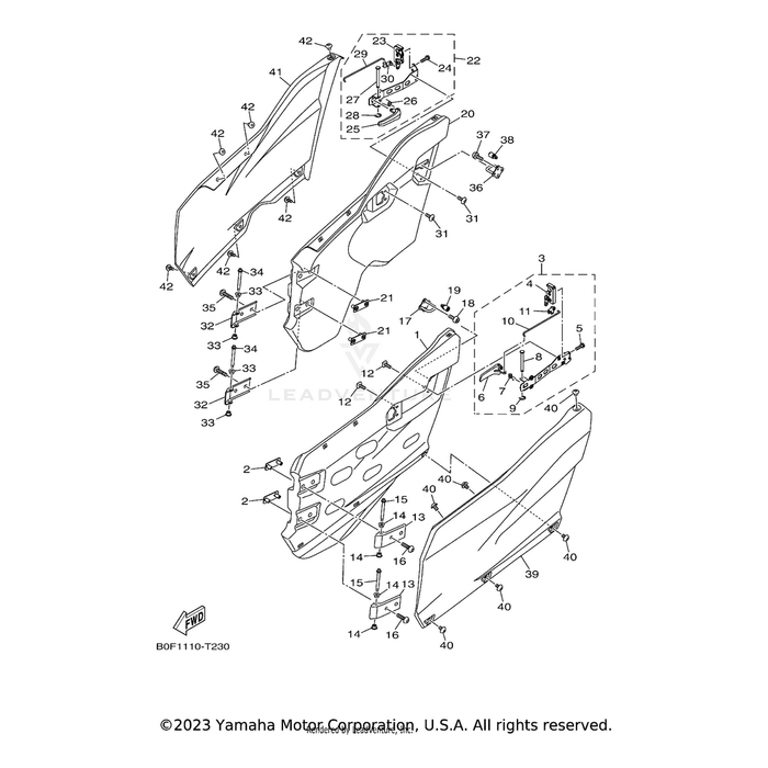 Lock Assembly 2 by Yamaha