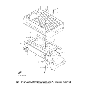 Lock Assembly by Yamaha JU7-K8380-00-00 OEM Hardware JU7-K8380-00-00 No Longer Available