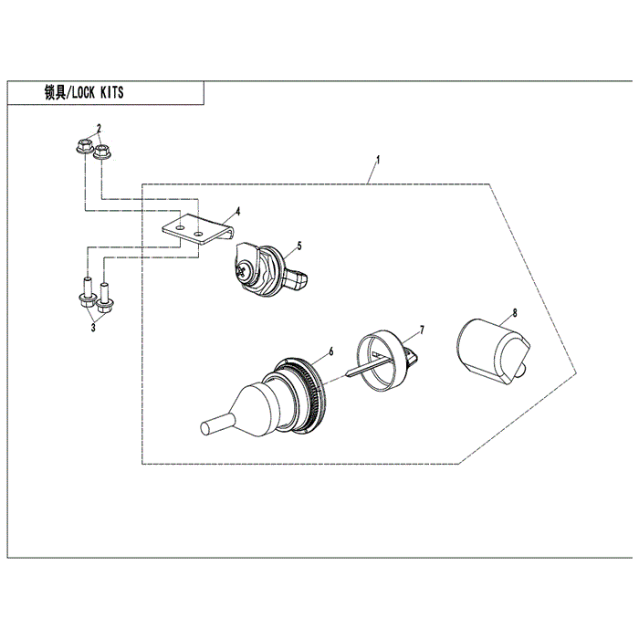 Lock Kit by CF Moto