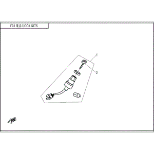 Lock Kit by CF Moto 7000-011000-1000 OEM Hardware 7000-011000-1000 Northstar Polaris