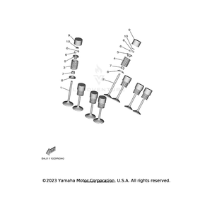 Lock, Valve Spring Retainer by Yamaha 3LD-12118-00-00 OEM Hardware 3LD-12118-00-00 Off Road Express