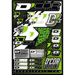 Logo Decal Sheet 12"X18" By D'Cor 40-90-106 Decal Sheet 862-90106 Western Powersports