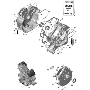 Long Block by Can-Am 420101060 OEM Hardware 420101060 Off Road Express Drop Ship