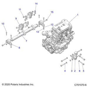 Long Block Kit, 999 by Polaris 2207363 OEM Hardware P2207363 Off Road Express Drop Ship