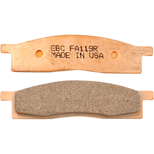 Long-Life Sintered "R" Brake Pads By Ebc FA119R Brake Pads FA119R Parts Unlimited