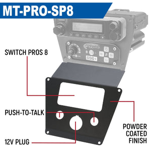 Lower Accessory Panel For Polaris Polaris Rzr Pro Xp, Rzr Turbo R, And Rzr Pro R Dash Mount Radio And Intercom by Rugged Radios Rugged Radios