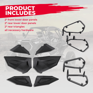 Lower Doors Panel Inserts For Polaris RZR XP4 1000 2014-2023 (4 Doors) by Kemimoto FTVDI006 Lower Door FTVDI006 Kemimoto