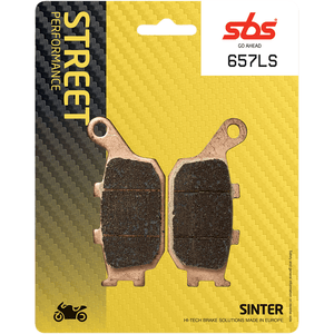 Ls Street Excel Sintered Rear Brake Pads By Sbs 657LS Brake Pads 1721-1609 Parts Unlimited