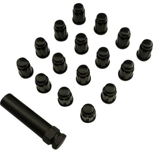 Lug Nut 10Mm Splnd Black 16Pk by Moose Utility SPMO3808BL4 Lug Nut Kit 02230219 Parts Unlimited