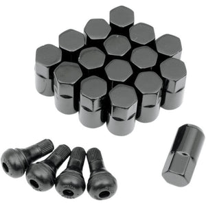 Lug Nut 12X1.25 Black 16Pk by Moose Utility SP300MO206B Lug Nut Kit 02320208 Parts Unlimited