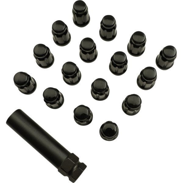 Lug Nut 12X1.50 Spln Black 16P by Moose Utility