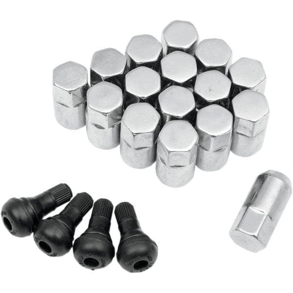 Lug Nut 3/8 Chrome 16Pk by Moose Utility