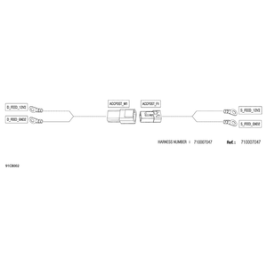 MÃ¢le Terminal Housing, 2 Circuits by Can-Am 278001674 OEM Hardware 278001674 Off Road Express Peach St