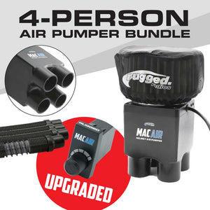 Mac Air 4-Person Helmet Air Pumper (Bundle) by Rugged Radios MAC-4P-KIT 01039374005788 Rugged Radios