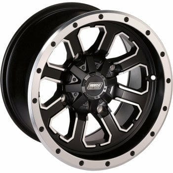 Machined 548X Wheel Black 548X 14X7 - 4/156 - 4+3 by Moose Utility