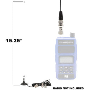 Magnetic Mount Dual Band Antenna For Rugged Handheld Radios R1, Rdh-X, V3, Rdh-16, Rh-5R by Rugged Radios DB-RH-MAG 01039374006522 Rugged Radios