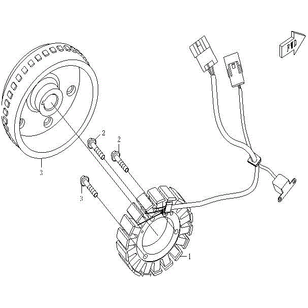 Magnetic Stator (Gce) by CF Moto