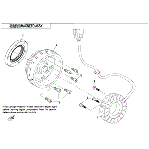 Magneto Rotor by CF Moto 0800-031000-60000 OEM Hardware 0800-031000-60000 Northstar Polaris