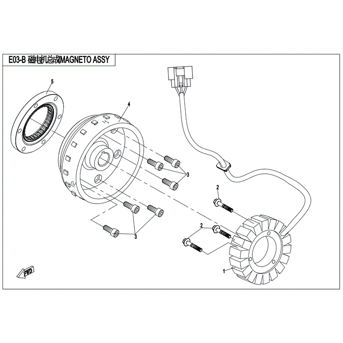 Magneto Stator by CF Moto