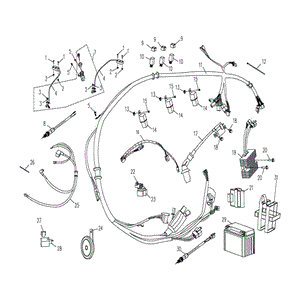 Main Cable by CF Moto 9030-150100-3000 OEM Hardware 9030-150100-3000 Northstar Polaris