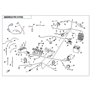 Main Wire Harness by CF Moto 5BY2-150100-40000 OEM Hardware 5BY2-150100-40000 Northstar Polaris