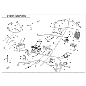 Main Wire Harness by CF Moto 7000-150100-70000 OEM Hardware 7000-150100-70000 Northstar Polaris