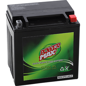 Maintenance-Free Battery By Power Max GIX30L-BS Battery 2113-0222 Parts Unlimited Drop Ship