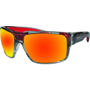 Mana Bomb Eyewear Crystal Smoke/Red W/Red Mirror Lens by Bomber MA104-RM-RF Sunglasses 519-0048 Western Powersports