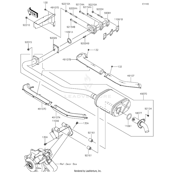 Manifold-Exhaust by Kawasaki