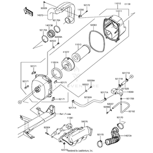 Manifold-Intake by Kawasaki 59076-0007 OEM Hardware 59076-0007 Off Road Express Peach St