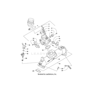 Manifold,Intake-Mach (Hc H2) By Arctic Cat 0570-406 OEM Hardware 0570-406 Off Road Express