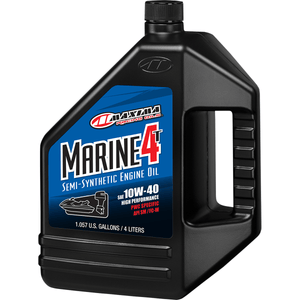 Marine Synthetic Blend 4T Engine Oil By Maxima Racing Oil 30-529128 Engine Oil Semi Synthetic 3601-0805 Parts Unlimited