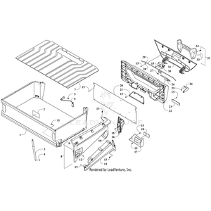 Mat Cargo Bed By Arctic Cat 3307-480 OEM Hardware 3307-480 Off Road Express