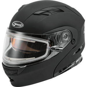 MD-01S Helmet w/Electric Shield by GMAX G4010078D ELEC Modular Helmet E72-62792X Western Powersports Drop Ship 2X / Matte Black