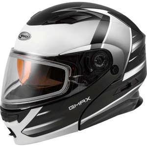 MD-01S Modular Snow Helmet Descendant Dual Shield by GMAX M2013848 Modular Helmet 72-62962X Western Powersports Drop Ship 2X / Black/White