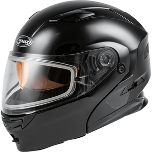 MD-01S Modular Snow Helmet Solid w/Quick Release Buckle Dual Shield by GMAX M2010028 Modular Helmet 72-62722X Western Powersports Drop Ship 2X / Black