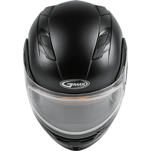 MD-01S Modular Snow Helmet Solid w/Quick Release Buckle Dual Shield by GMAX Modular Helmet Western Powersports Drop Ship