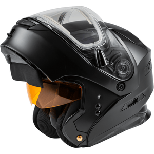 MD-01S Modular Snow Helmet Solid w/Quick Release Buckle Electric shield by GMAX Modular Helmet Western Powersports Drop Ship