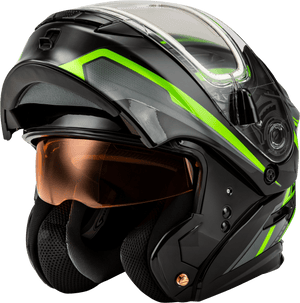 MD-01S Transistor Electric Helmet by GMAX Modular Helmet Western Powersports