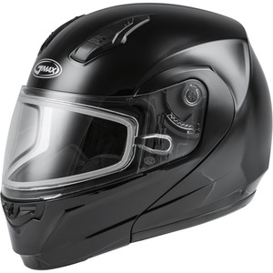 MD-04S Snow Helmet Solid w/Quick Release Buckle by GMAX M2040028 Modular Helmet 72-59022X Western Powersports Drop Ship 2X / Black