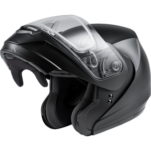 MD-04S Snow Helmet Solid w/Quick Release Buckle by GMAX Modular Helmet Western Powersports Drop Ship