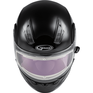 MD-04S Snow Helmet Solid w/Quick Release Buckle Electric Shield by GMAX Modular Helmet Western Powersports Drop Ship