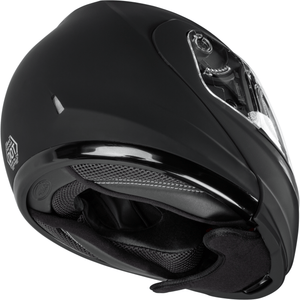 MD-04S Snow Helmet Solid w/Quick Release Buckle Electric Shield by GMAX Modular Helmet Western Powersports Drop Ship