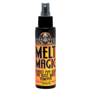 Melt Magic Exhaust Pipe Burn And Boot Mark Remover 4Oz by Hog Wash HW0988 Engine Care 80-0290 Western Powersports