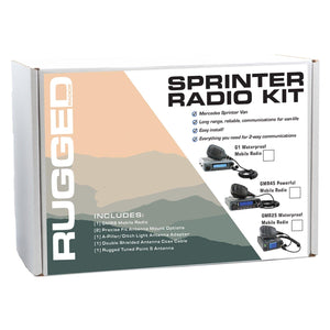 Mercedes Sprinter Van Two-Way Gmrs Mobile Radio Kit by Rugged Radios Rugged Radios