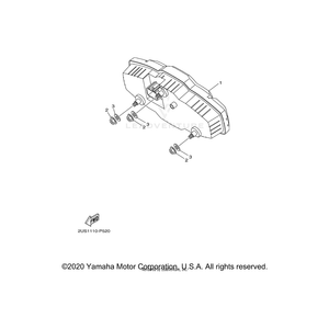 Meter Assembly by Yamaha 1XD-83500-00-00 OEM Hardware 1XD-83500-00-00 Off Road Express