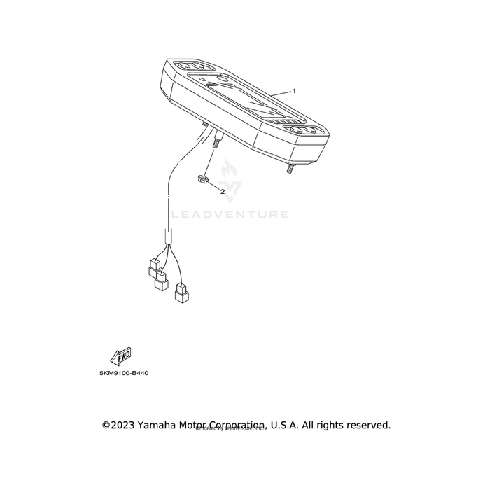 Meter Assembly by Yamaha