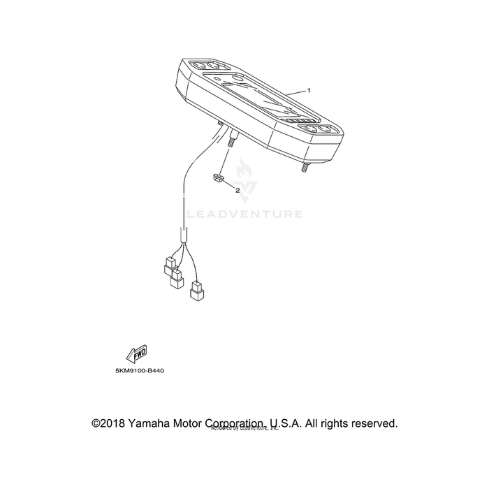 Meter Assembly by Yamaha