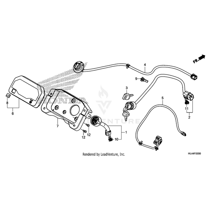 Meter Assembly, Combination (Coo) by Honda